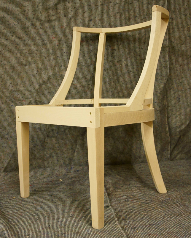 Blue Chair With Side Wing